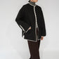 80s Design Silk Blouse,Jacket Made in USA