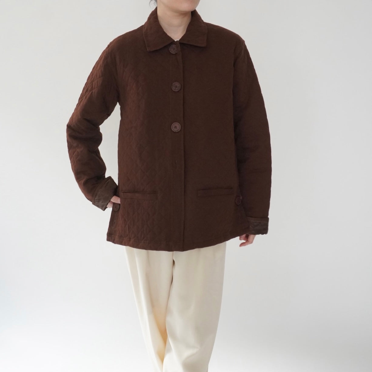 90s Quilted Light Jacket