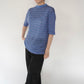 80s Blue Design Top