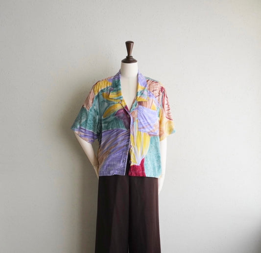 90s Rayon Shirt Made in USA