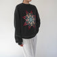90s Patchwork Design Sweater Made in USA