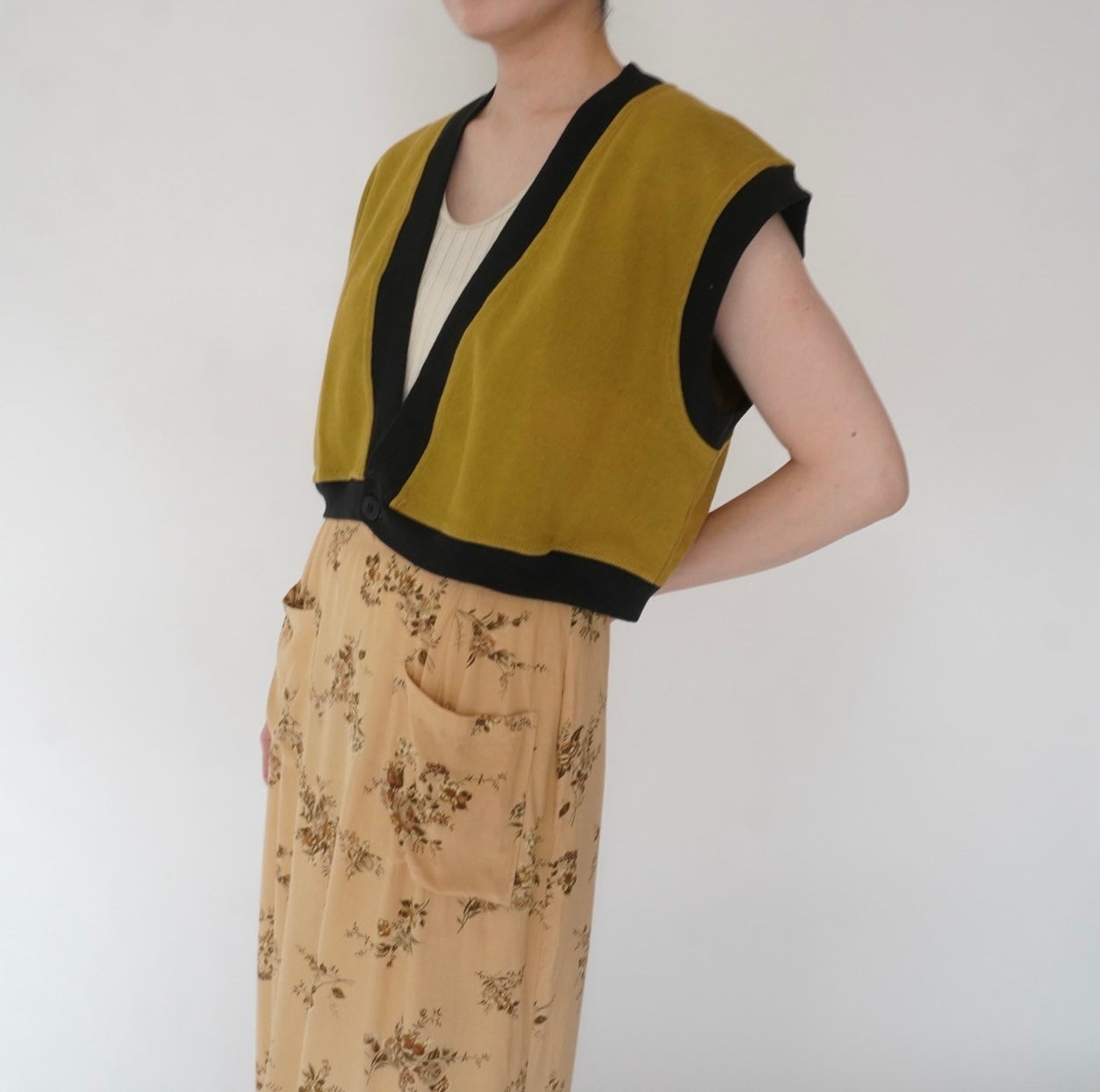 90s Cotton Vest Made in Italy Dead Stock
