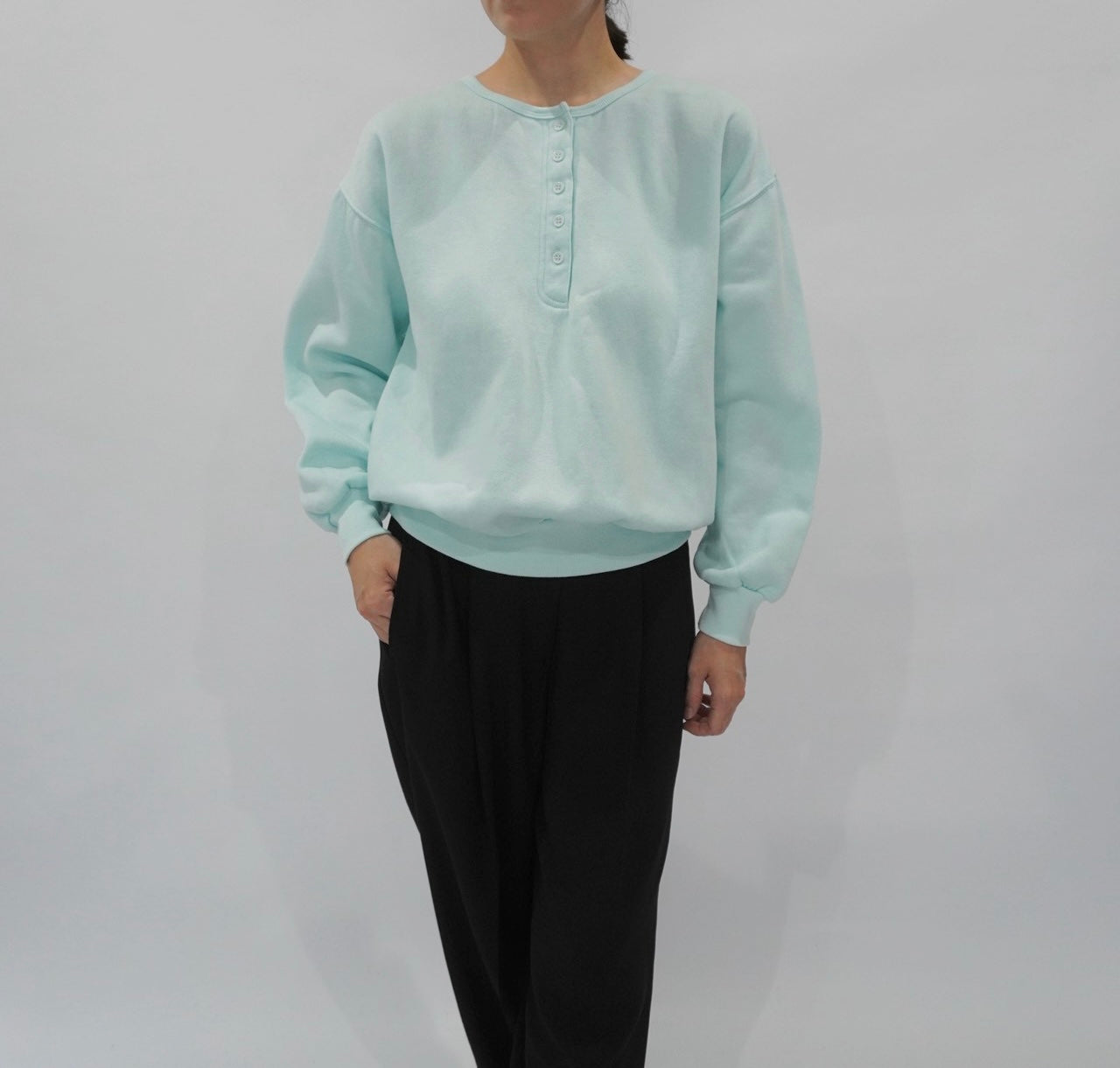 90s Light Blue Sweater