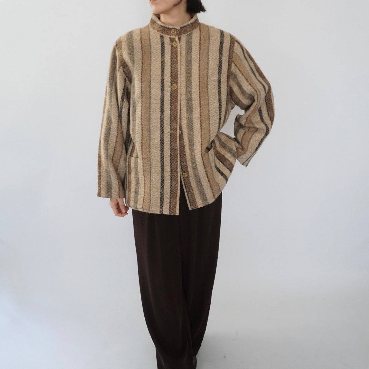 90s "Rodier Paris" Wool Jacket Made in France