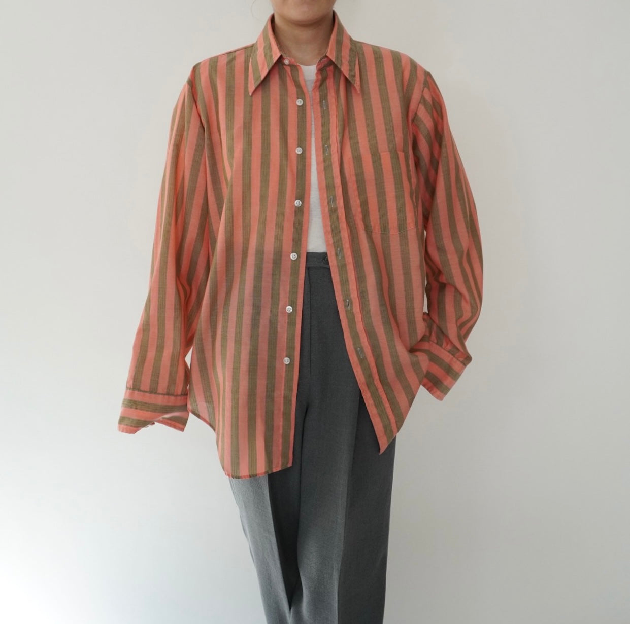 70s "Arrow" Striped Shirt