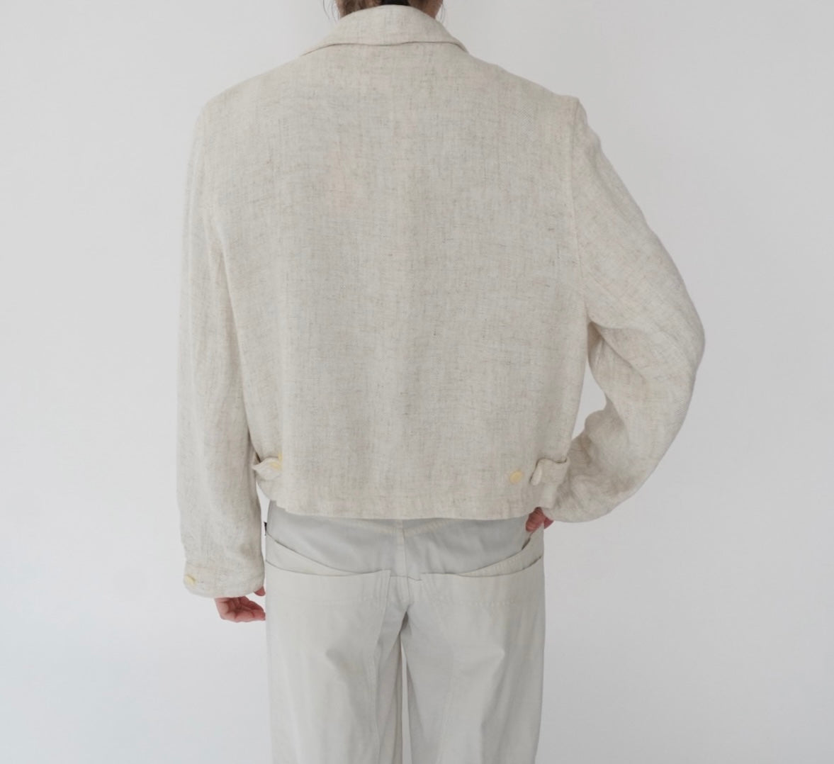 90s Ivory Jacket Made in USA
