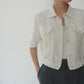 80s EURO Crochet Design Shirt
