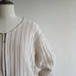 90s Zipped Cotton Top Made in Canada