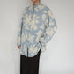 90s Flower Pattern Shirt Made in USA