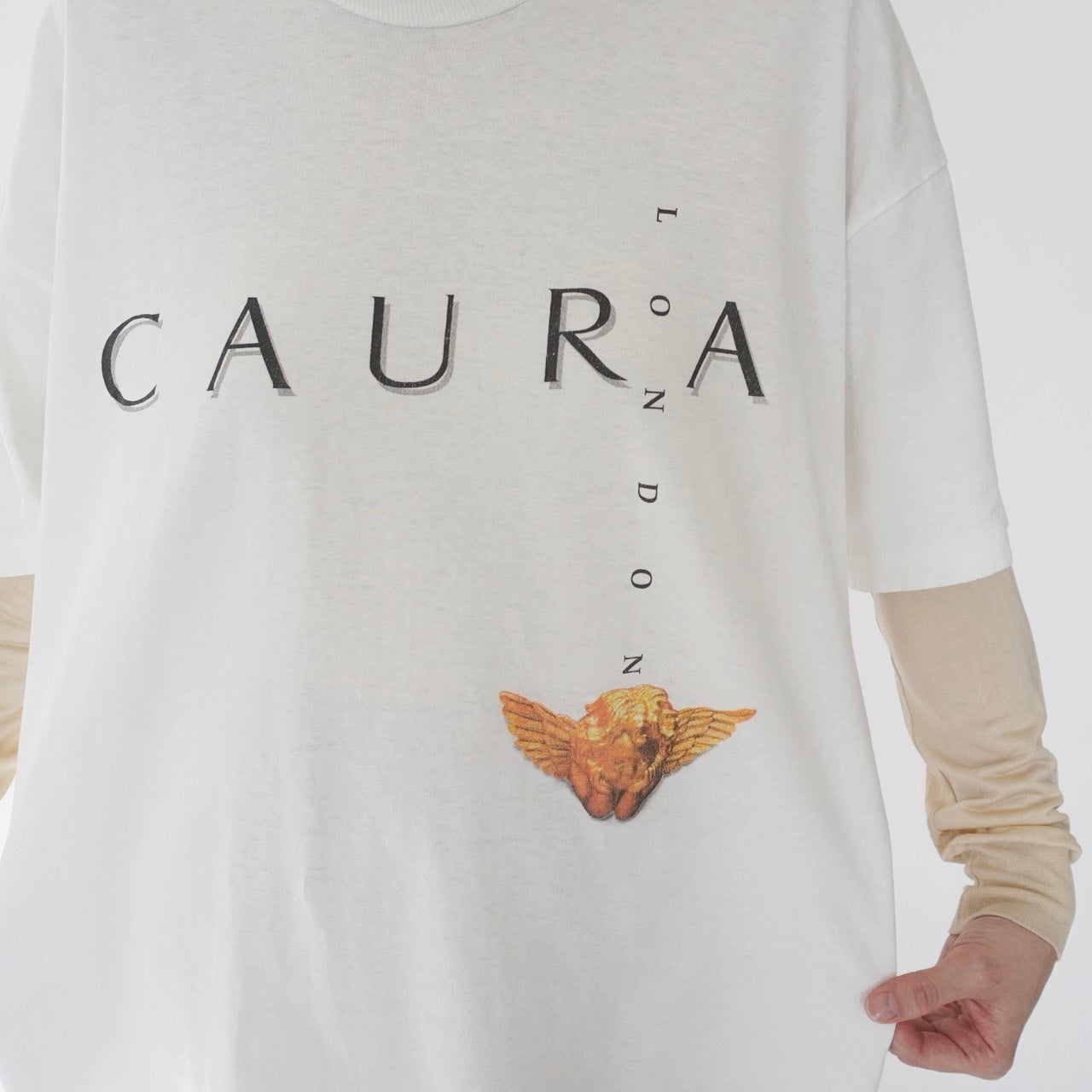 90s "CAURA LONDON" Printed T-shirt