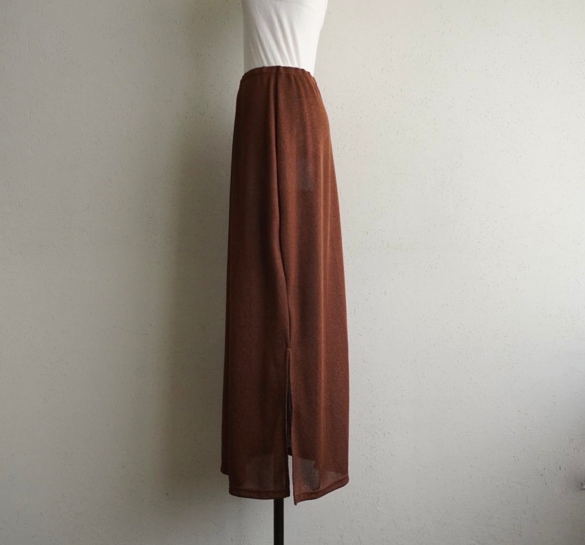 90s Brown Skirt Made in USA