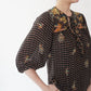70s Printed Blouse
