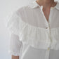 80s Ruffle Blouse