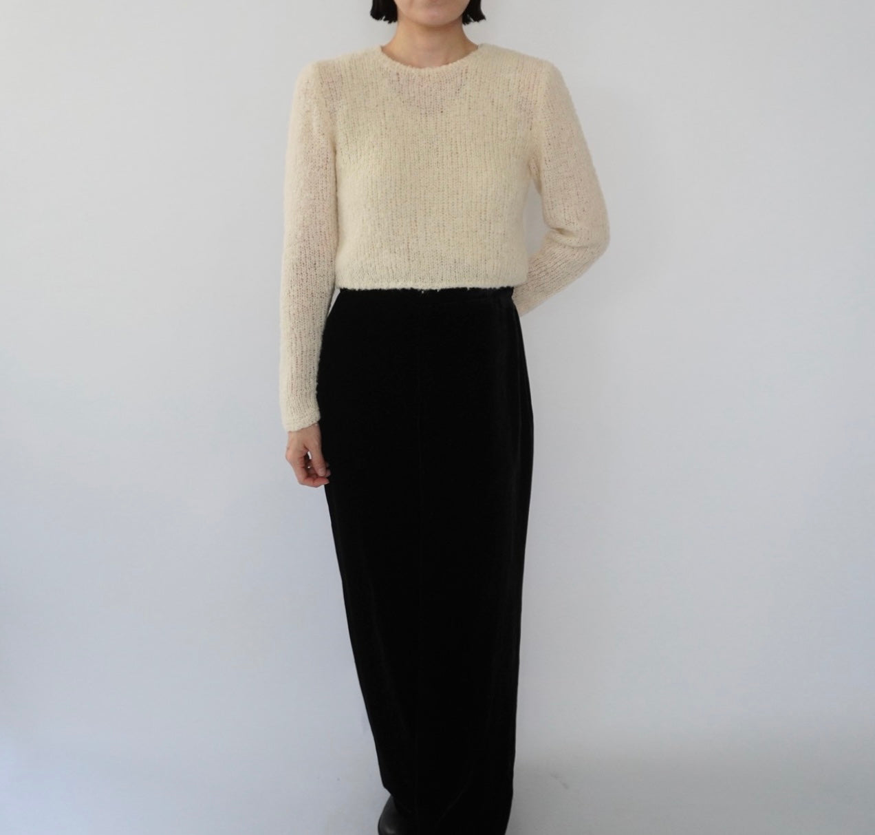 90s Cropped Light Knit
