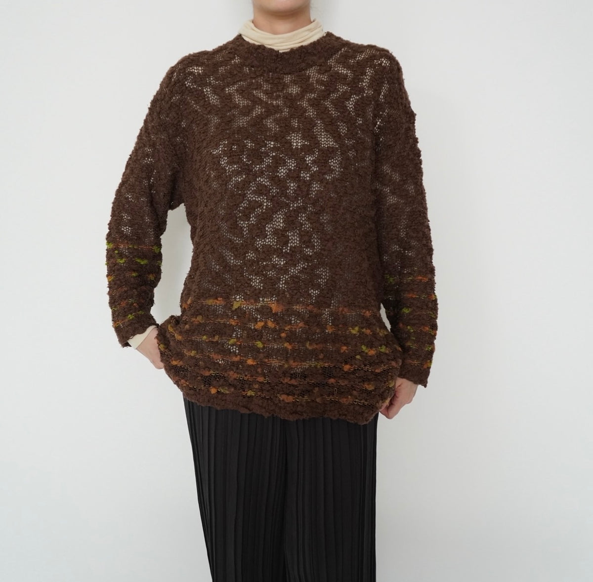 90s Brown Knit
