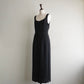 90s Slit Design Dress Made in USA