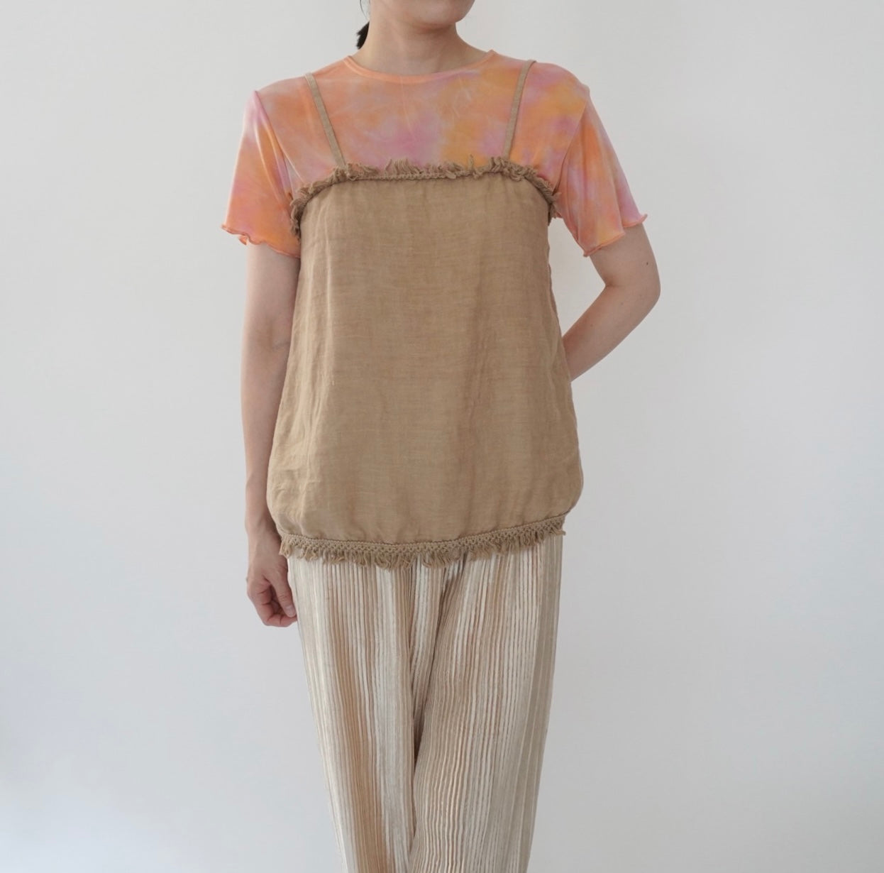90s Fringe Camisole Top Made in Italy