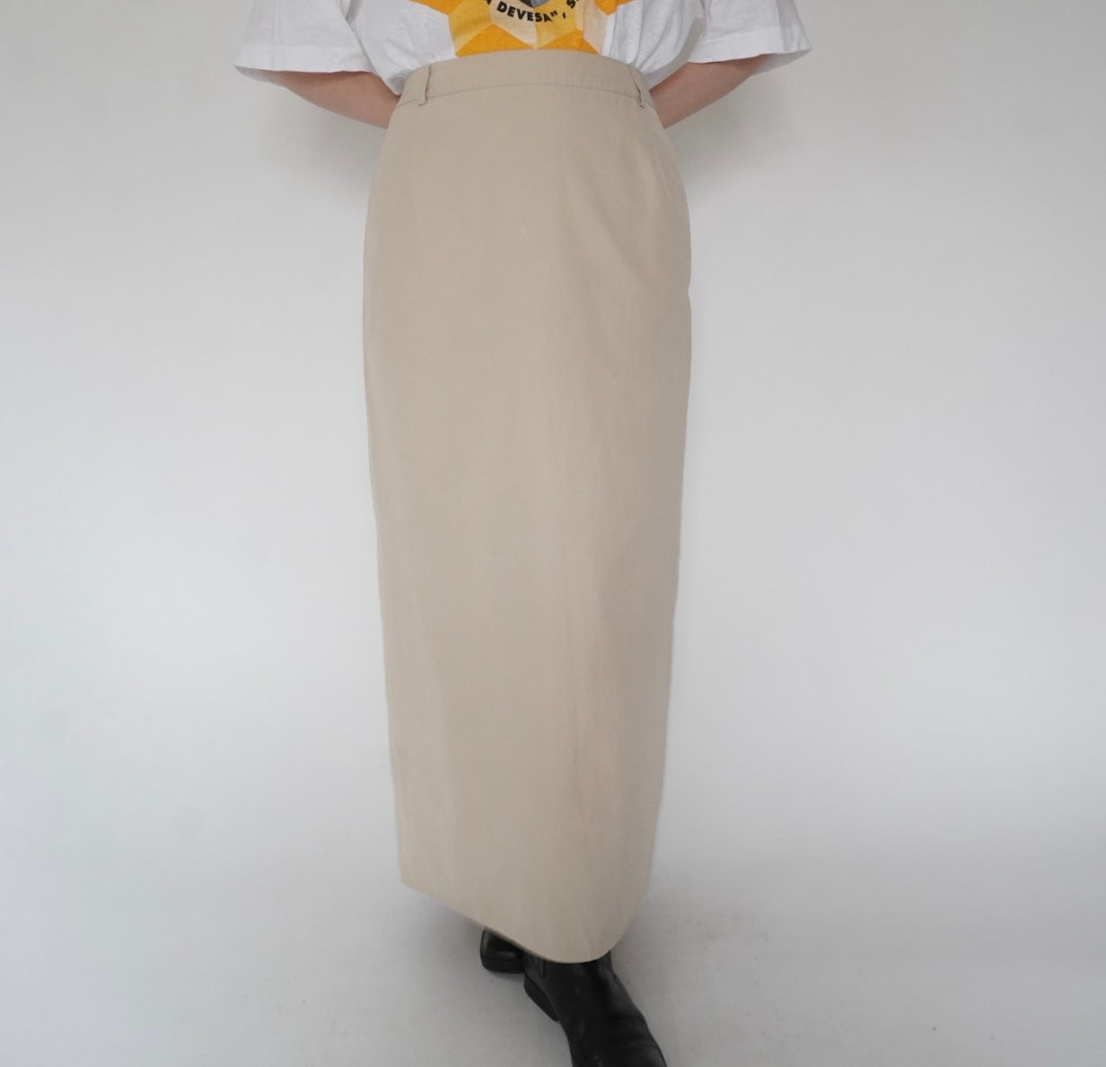 90s EURO Slit Skirt