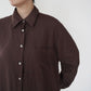 90s Brown Linen Shirt