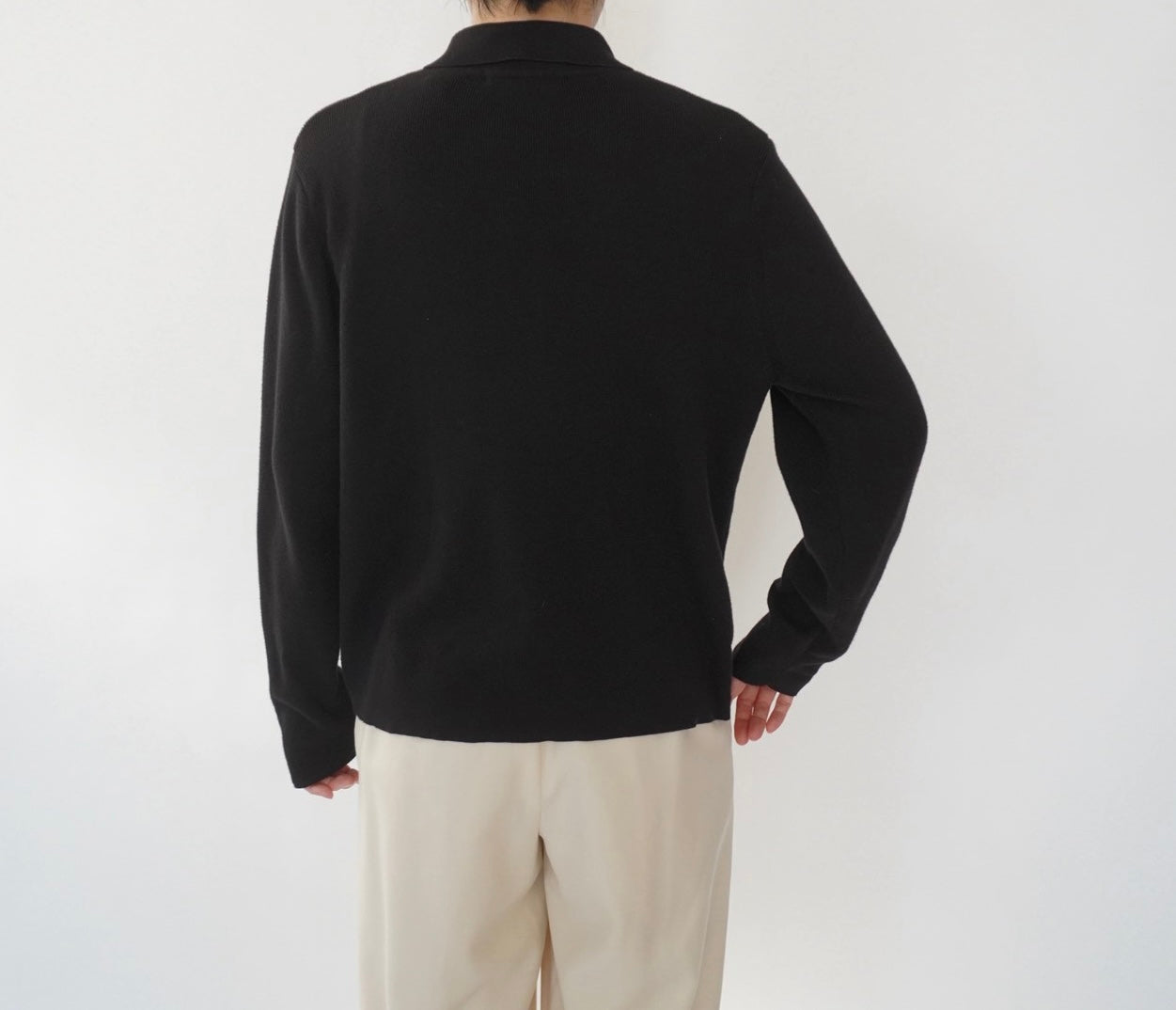 90s Cotton Knit Zip Top