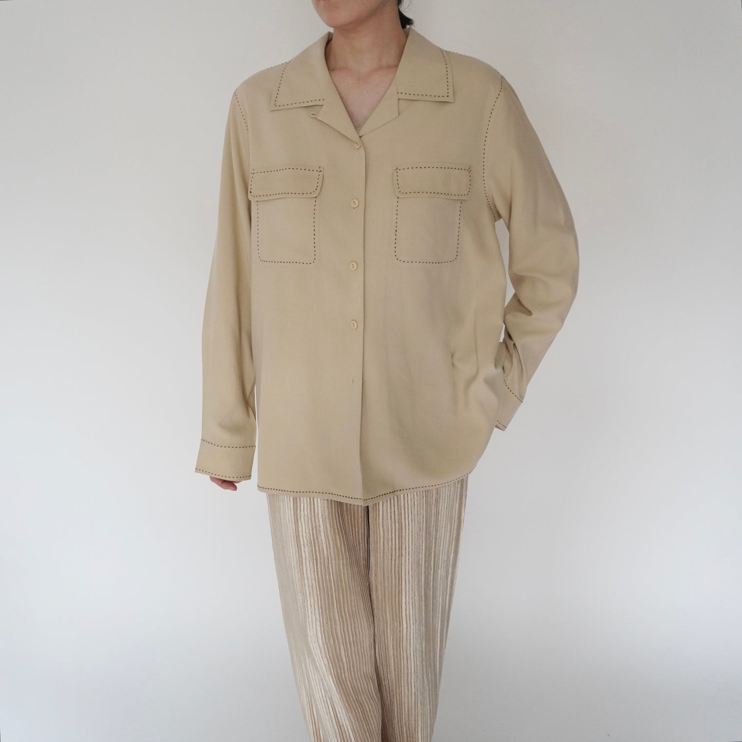 90s Silk Design Shirt