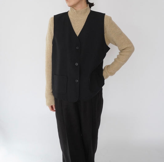 90s Navy Vest Made in Canada