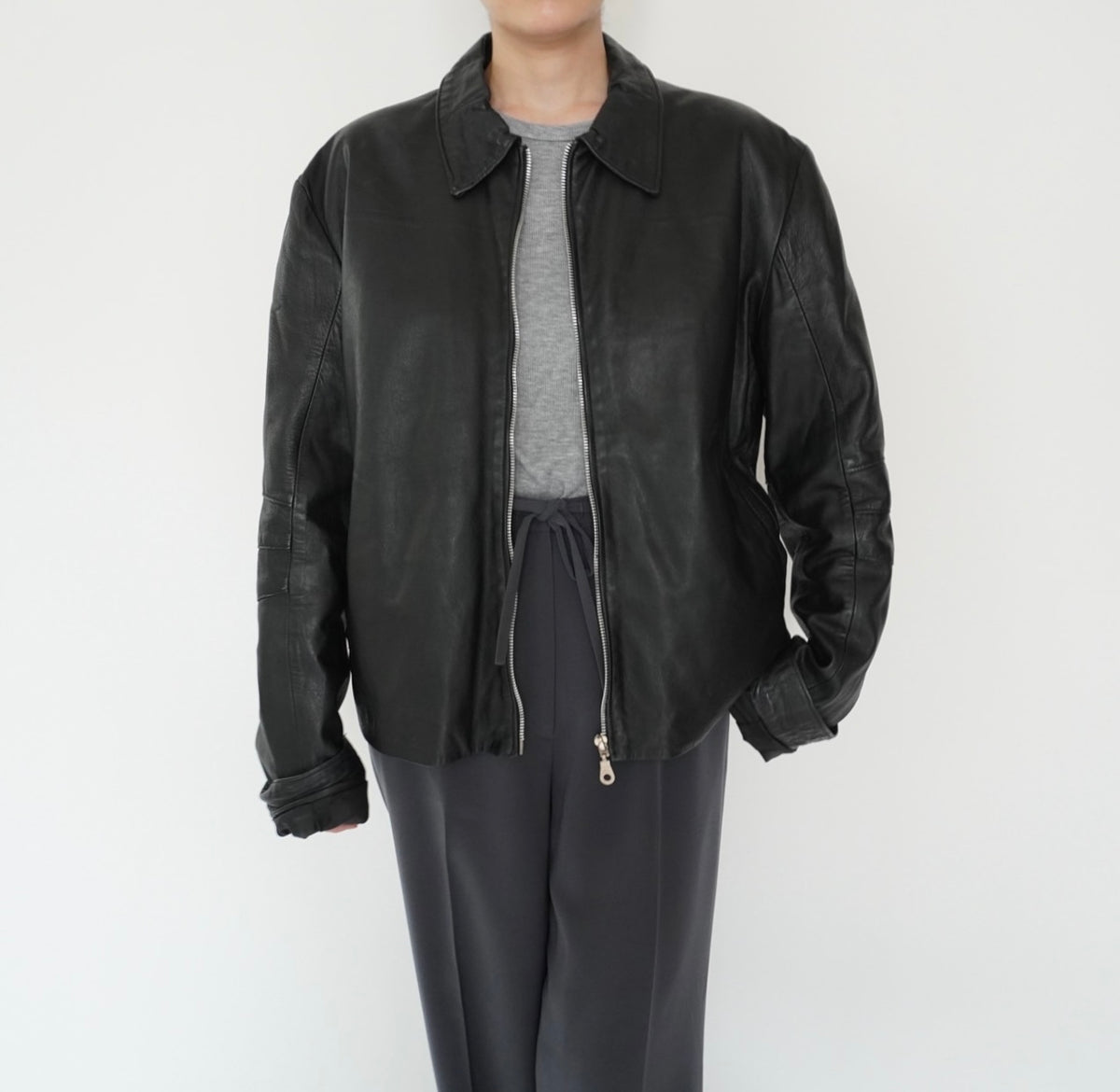 90s Leather Jacket Made in Italy