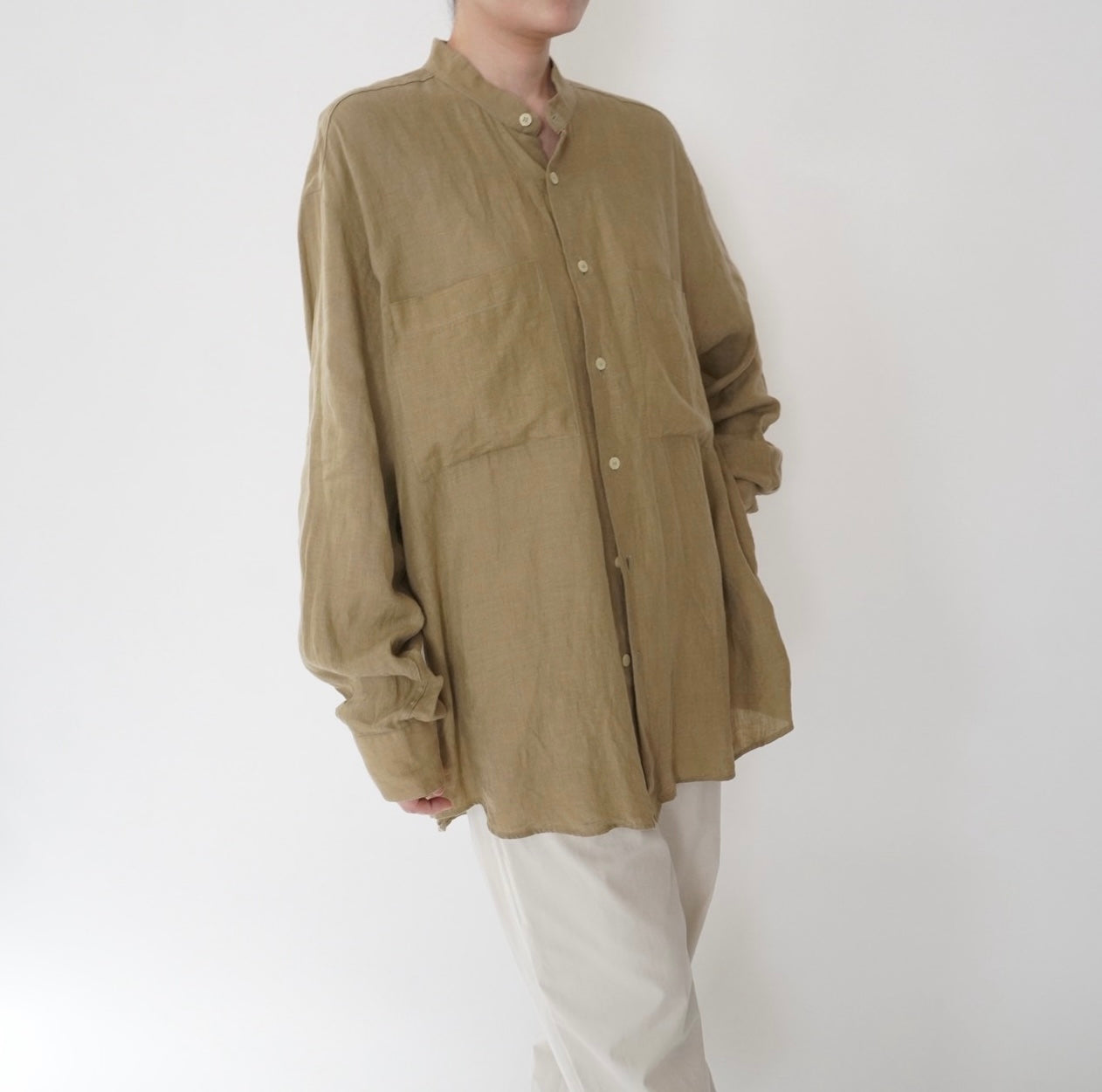 80s Linen Shirt Made in Italy