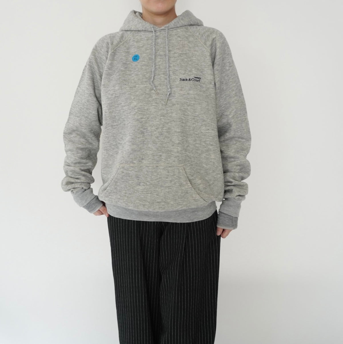 80s Hooded Sweater Made in USA Dead Stock