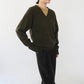 60s Pure Wool V Neck Knit Made in Ireland