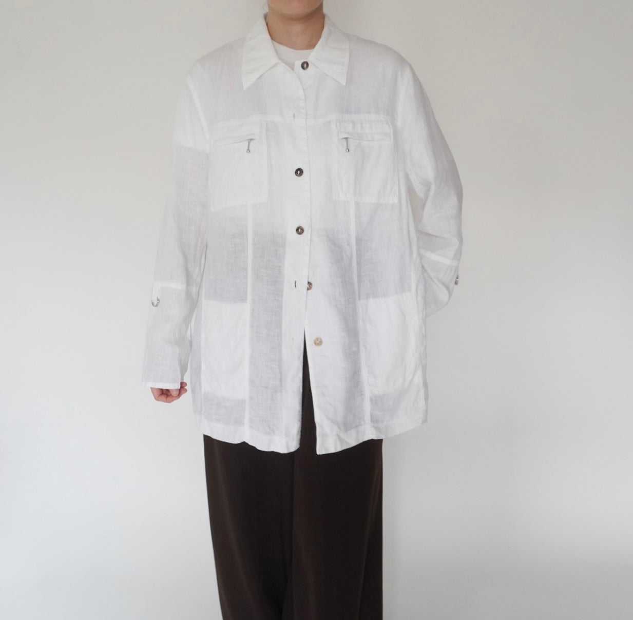 90s EURO Linen Light Jacket