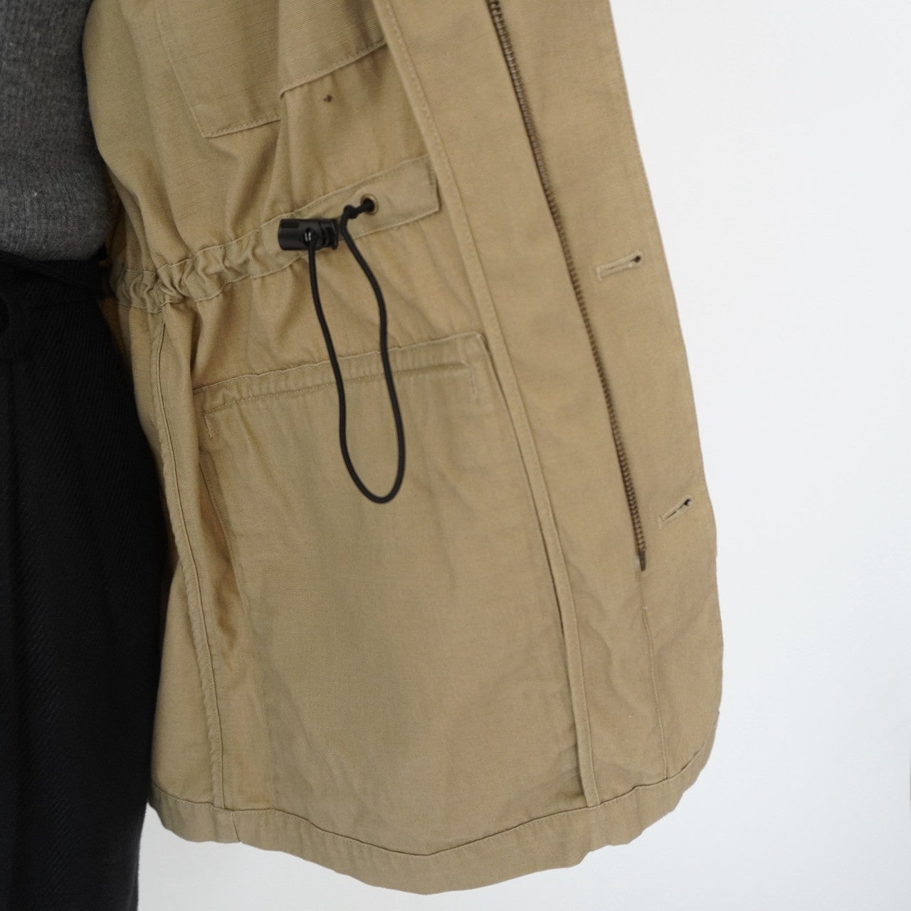 " LL Bean " Cotton  Military Jacket