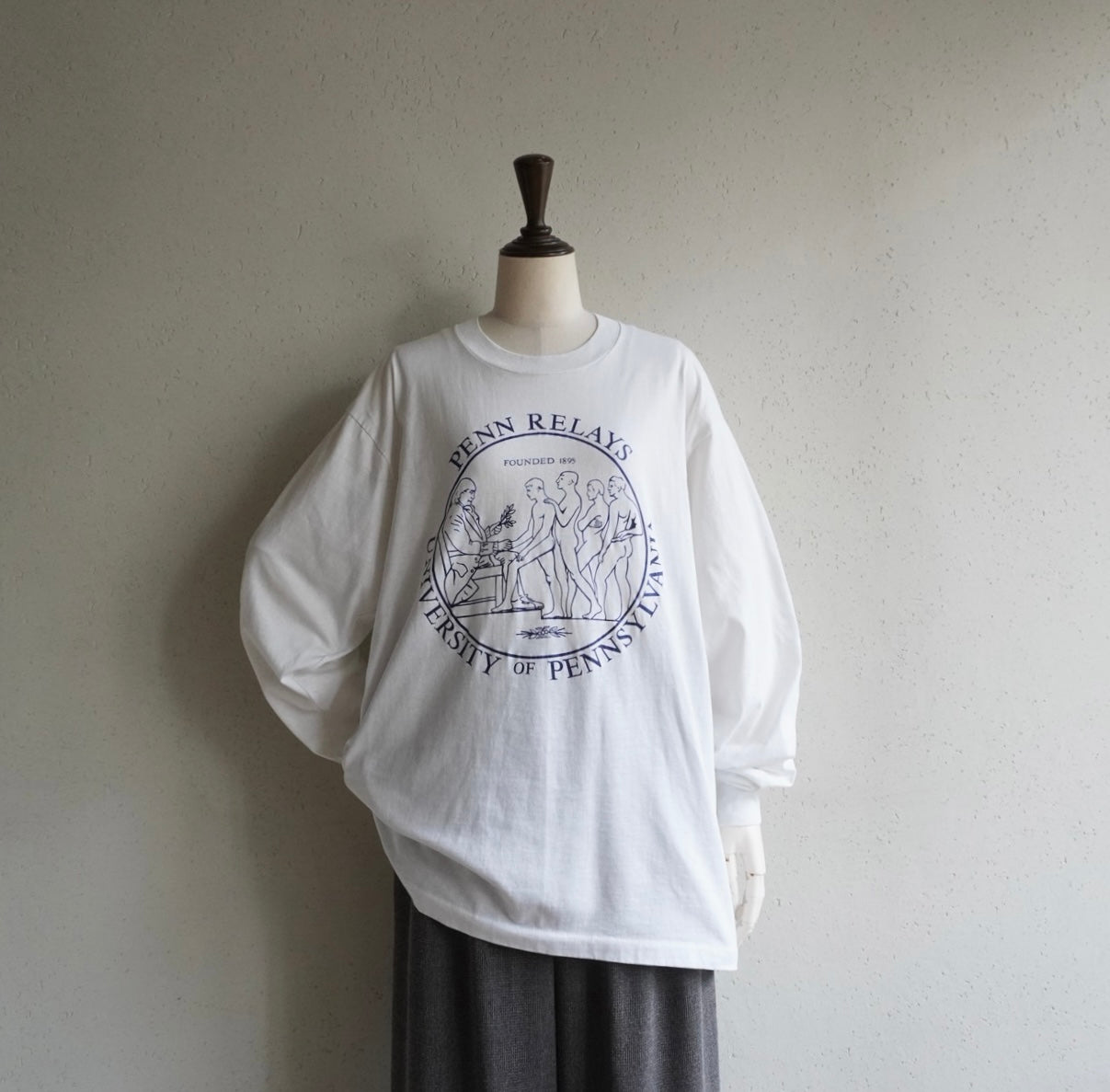 90s Printed Long Sleeves T-shirt