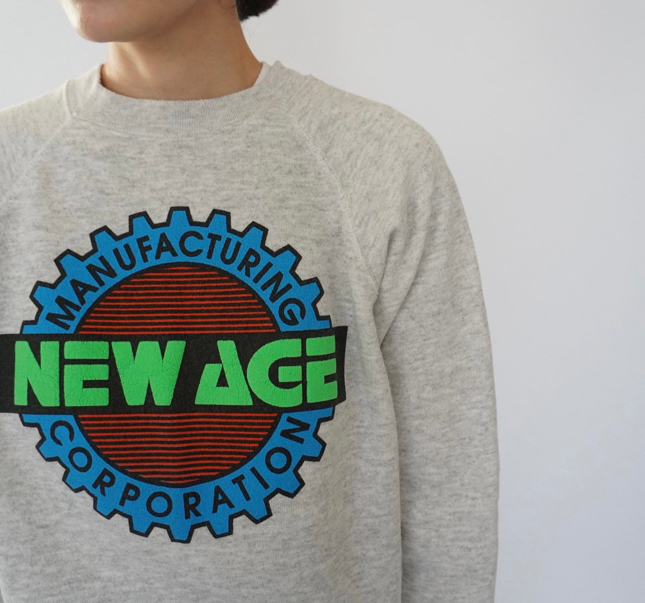 90s Printed Sweater Made in USA
