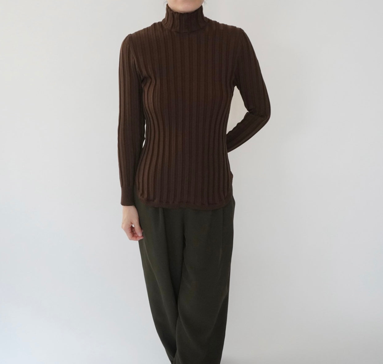 70s Ribbed Top Made in Italy