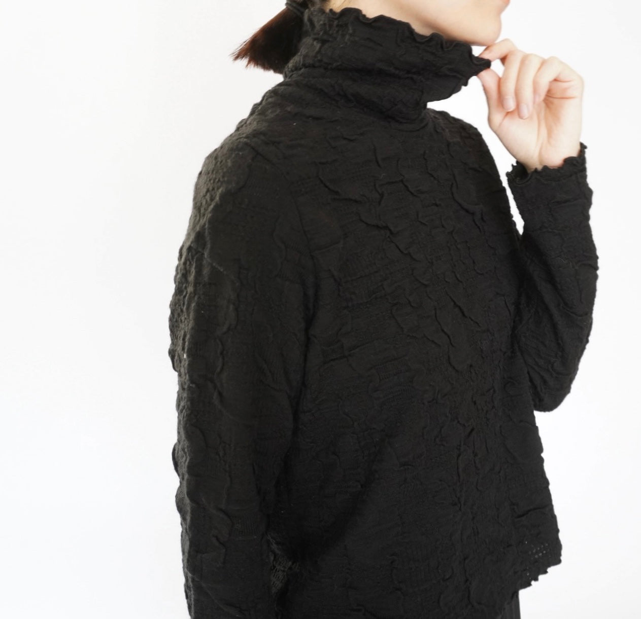 90s Pleated Top Made in USA