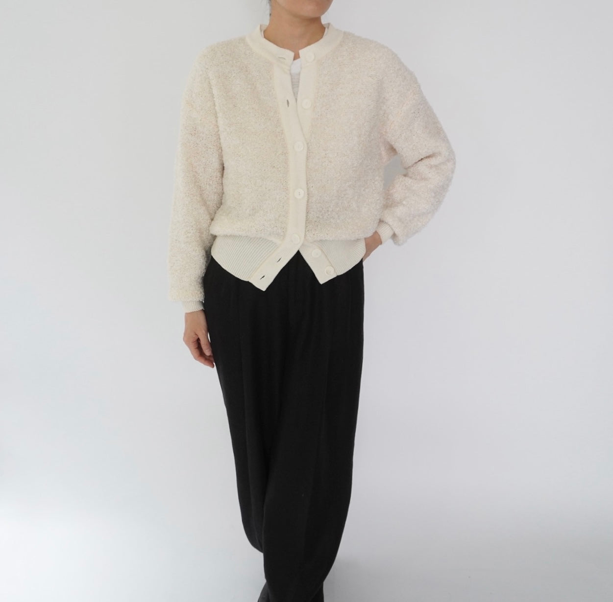 80s Design Knit Cardigan