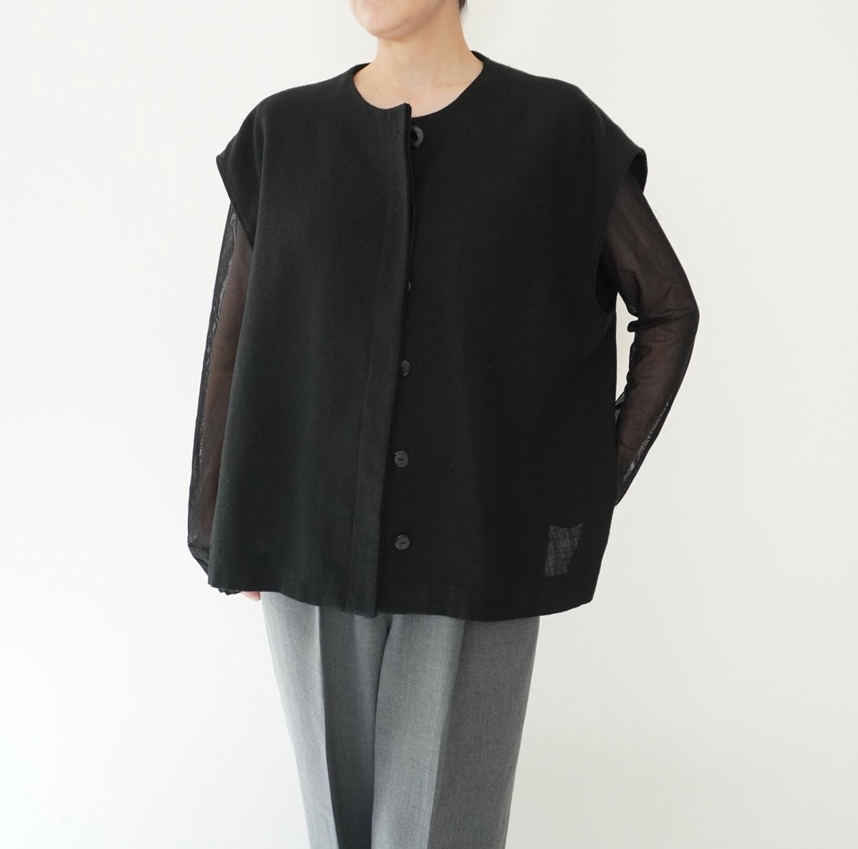 80s Boxy Top,Vest