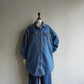 90s EURO Studs Design Denim Jacket,Shirt