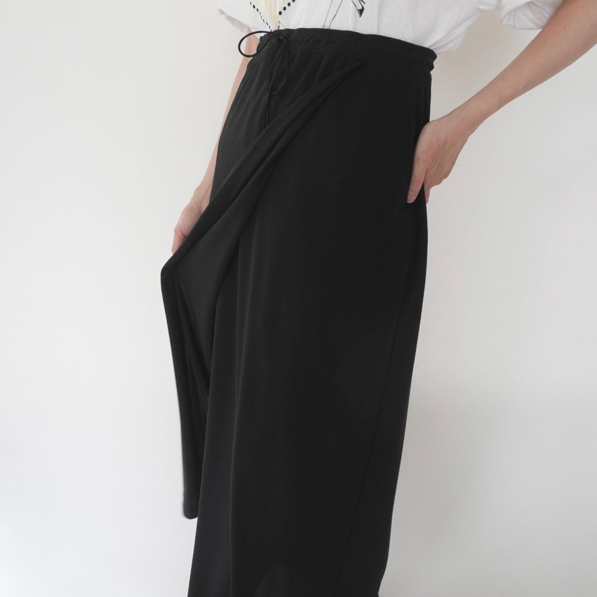90s Wrap Design  Maxi Skirt Made in USA