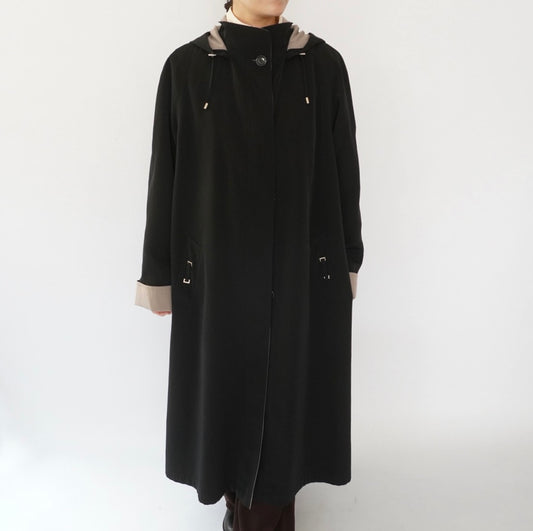 90s Black Light Coat