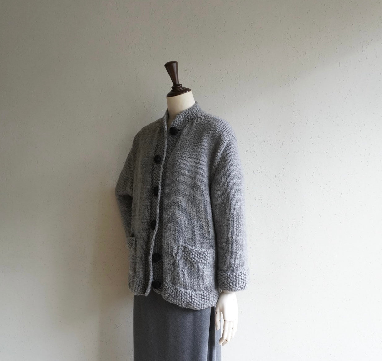 80s Design Knit Cardigan,Jacket