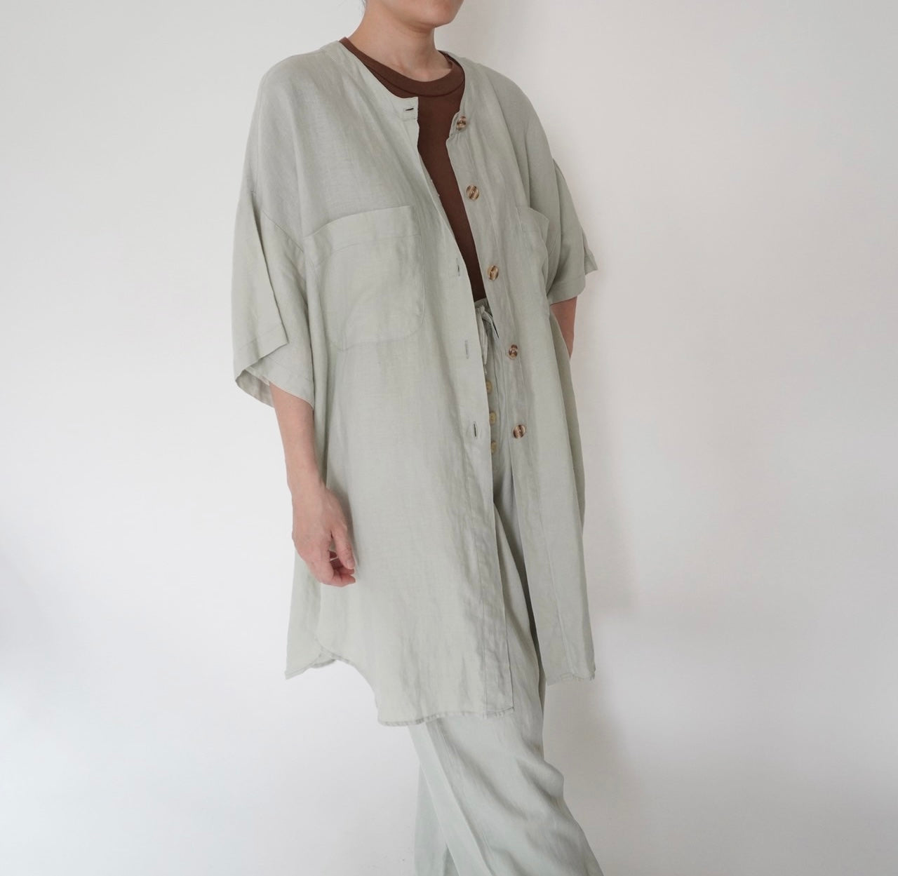 90s Sage Green Two-Piece Suit