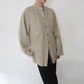 90s Linen x Cotton Design Shirt