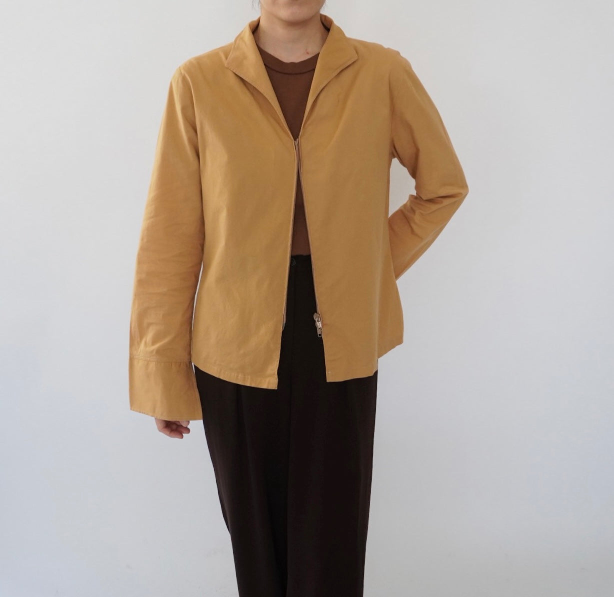 90s"NARACAMICIE" Zipped Shirt