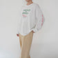 80s Printed Long Sleeves T-shirt Made in USA