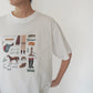 90s "AIGLE" Printed T-shirt Made in France