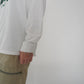 90s Printed Long T-shirt Made in USA