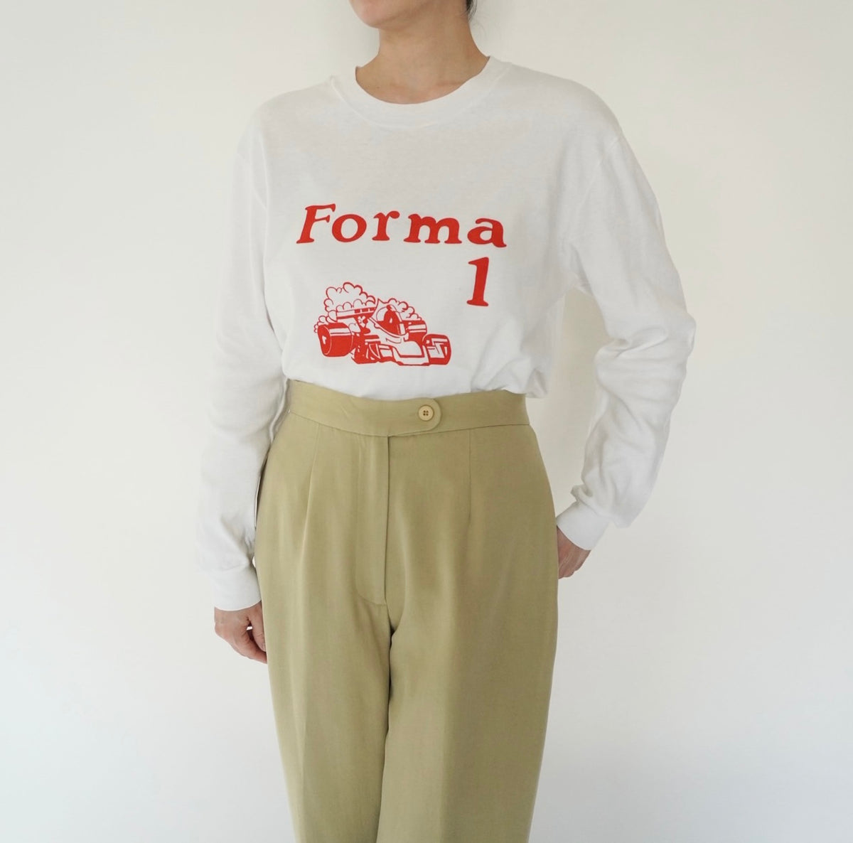 90s EURO Long Sleeves Printed T-shirt