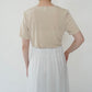 90s Beige Top Made in USA
